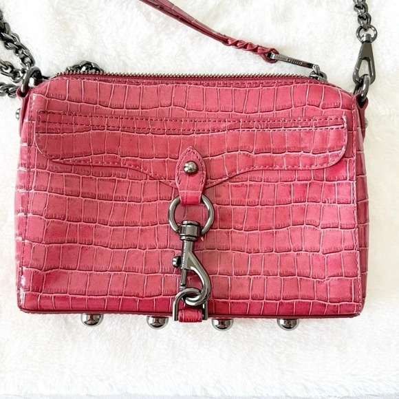 Rebecca Minkoff Mini MAC Crossbody Cardinal cranberry red - Picture 3 of 12